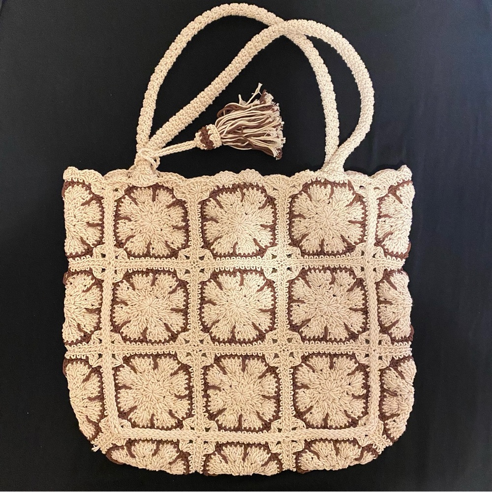 Granny Crochet Tote Bag